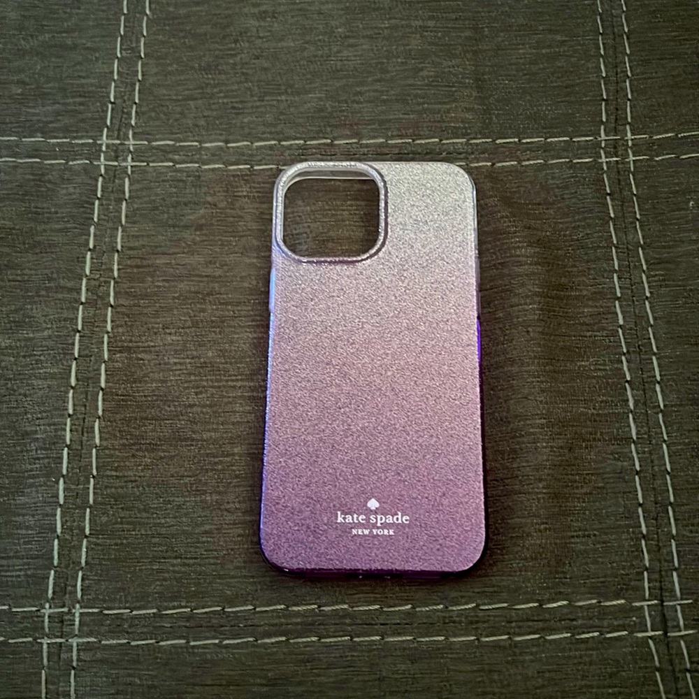 Kate Spade Purple Ombré Sparkle Case